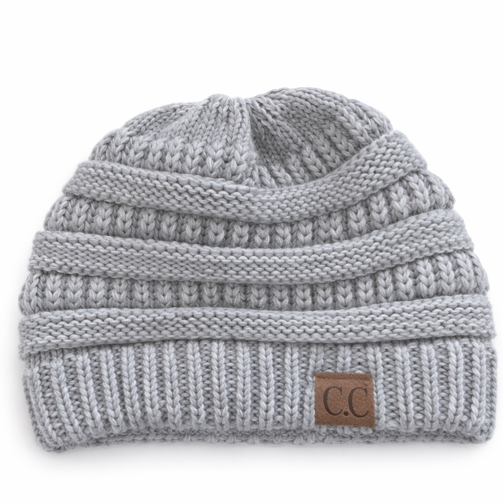 C.C Accessories Women’s Light Gray Beanie